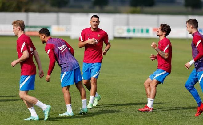 Las mejores imágenes del entrenamiento de hoy del Barça en Alemania