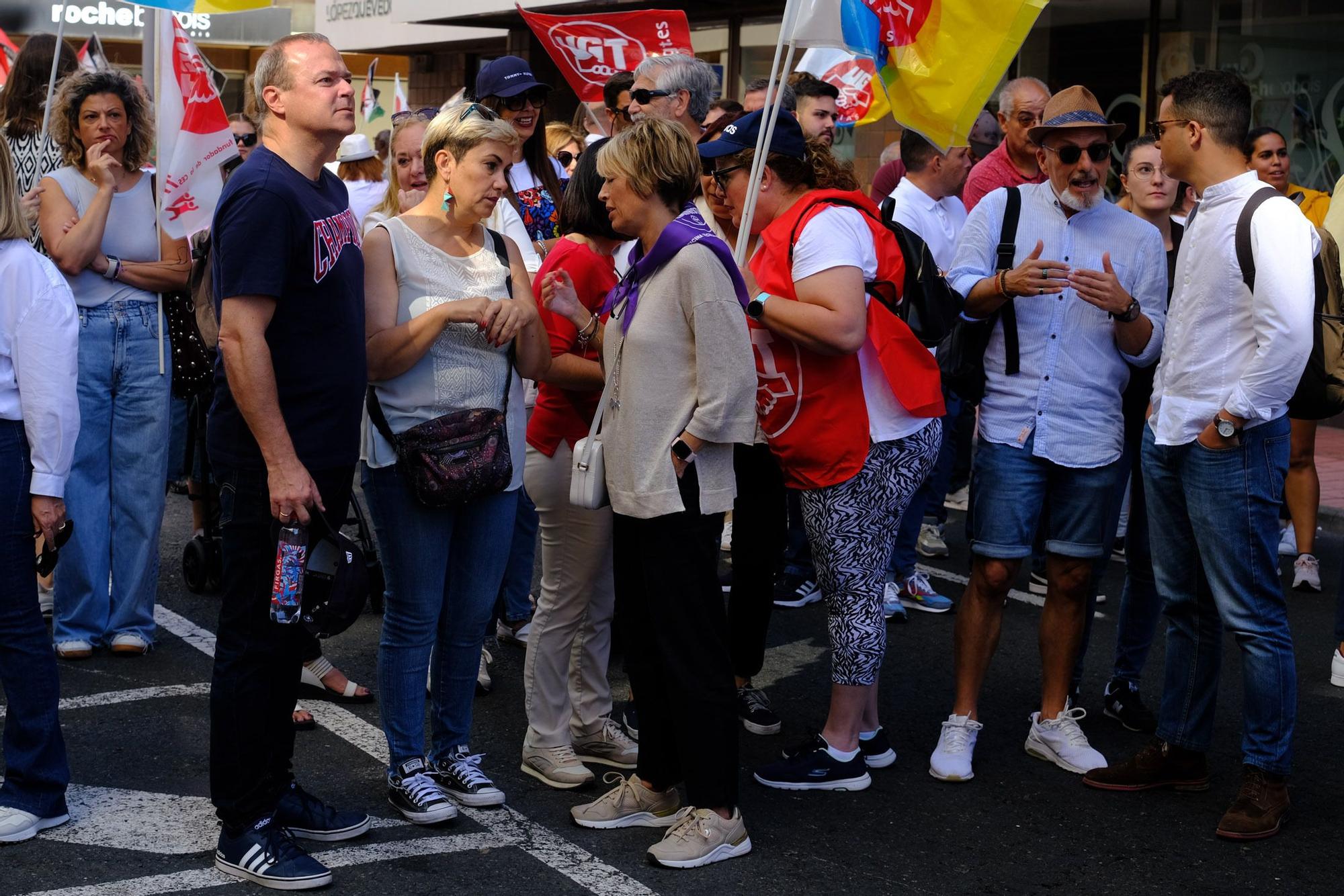 Manifestación por el Primero de Mayo en Las Palmas de Gran Canaria