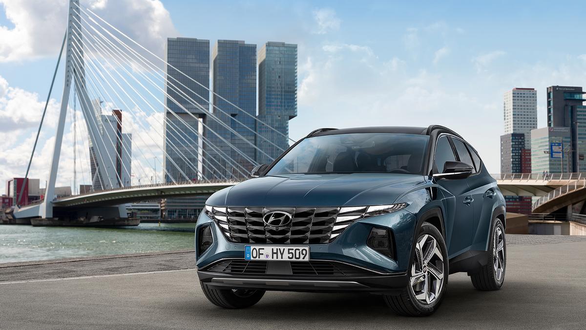 Hyundai Tucson, con parrilla en la que se ocultan los grupos ópticos