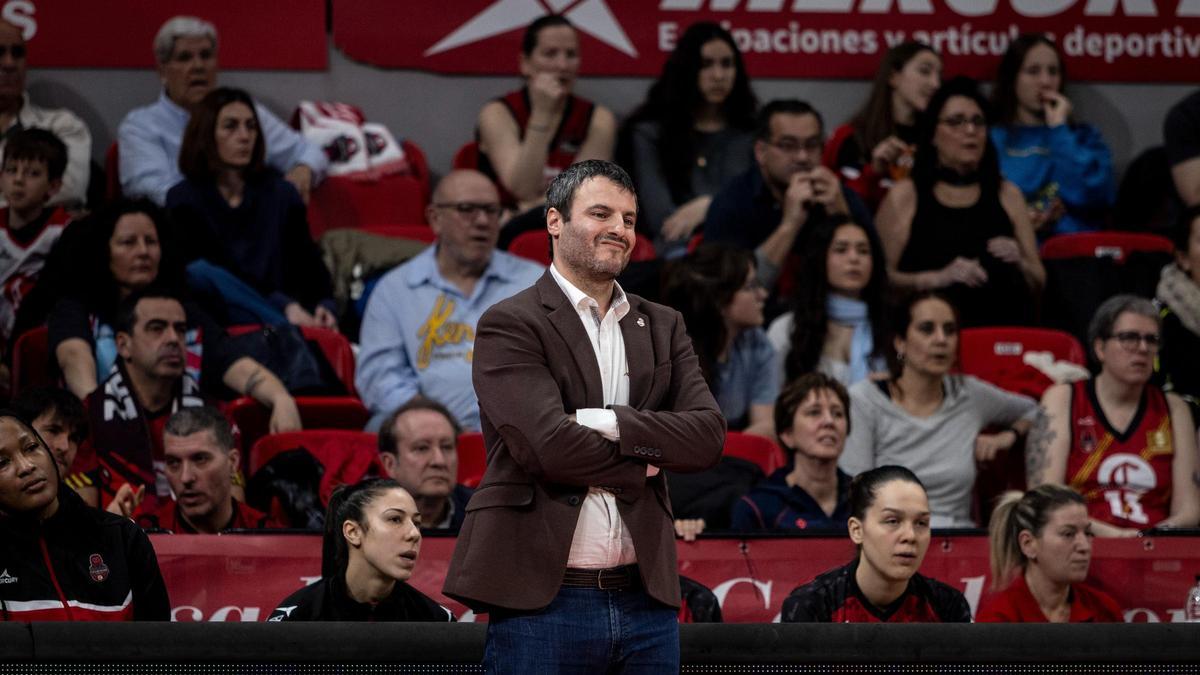 Carlos Cantero, durante el partido frente al Spar Gran Canaria