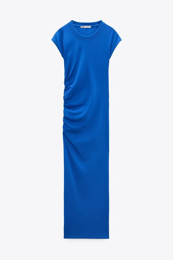 Vestido de Zara básico azul
