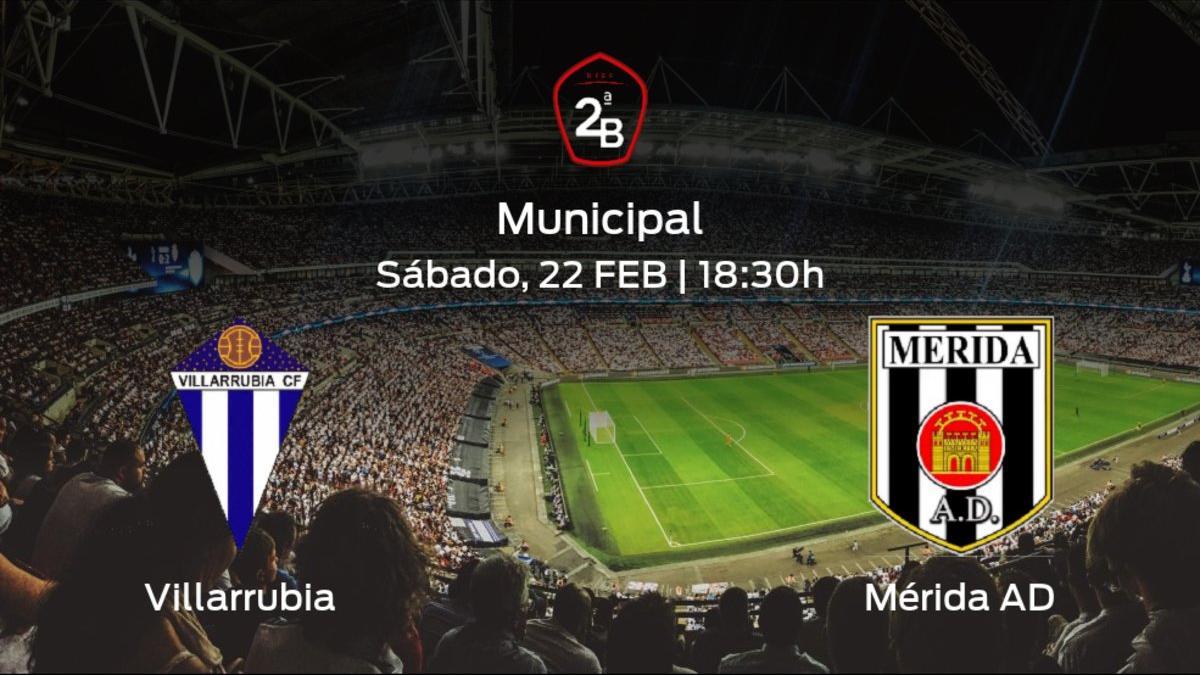 Jornada 26 de la Segunda División B: previa del encuentro Villarrubia - Mérida AD