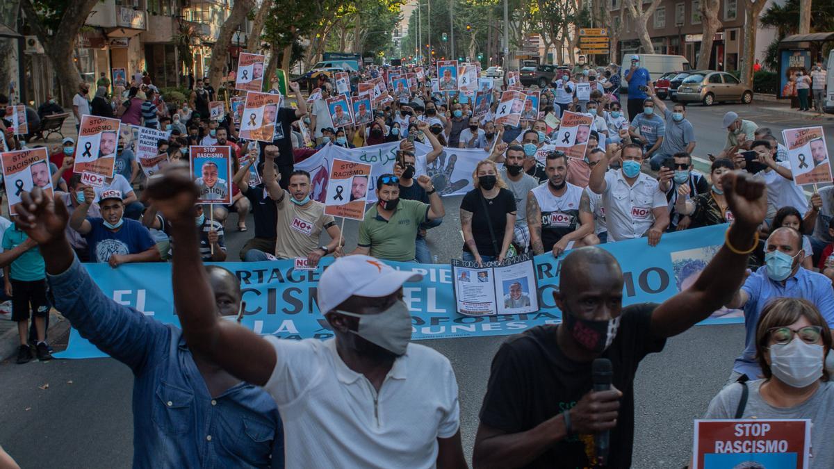 Manifestación contra el racismo en Cartagena