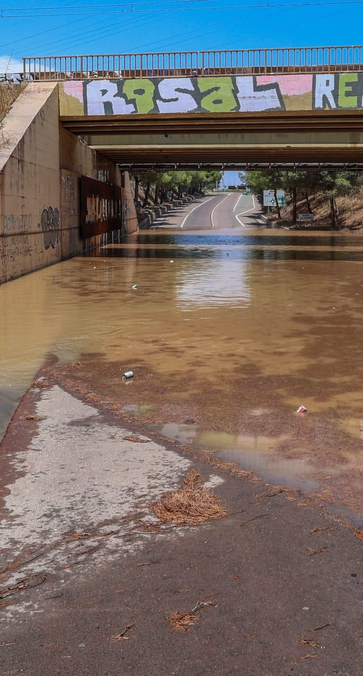 Los efectos del temporal en el Camp de Morvedre