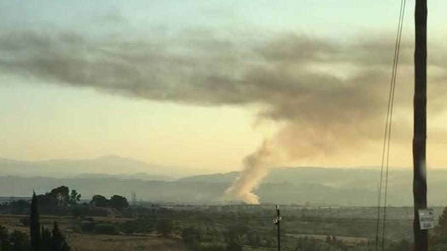 Fumera causada per l&#039;incendi