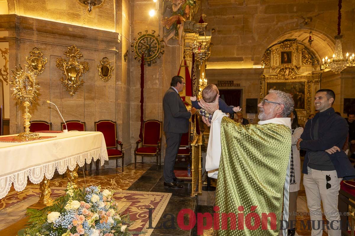 Presentación a la Vera Cruz de Caravaca de los niños nacidos en 2023