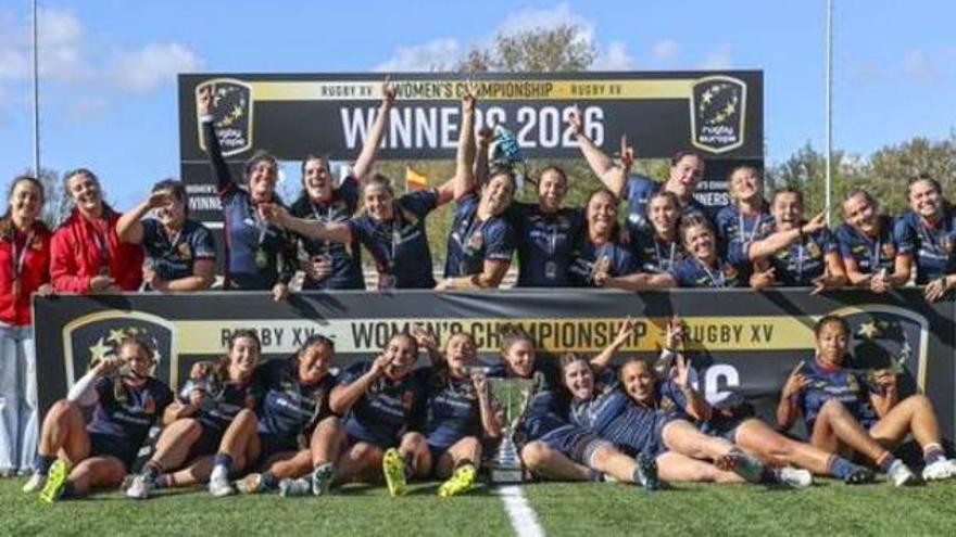 El rugby español brilla en el campo: oro en el Europeo femenino de XV y bronce en las Series de 7 masculinas en Hong Kong