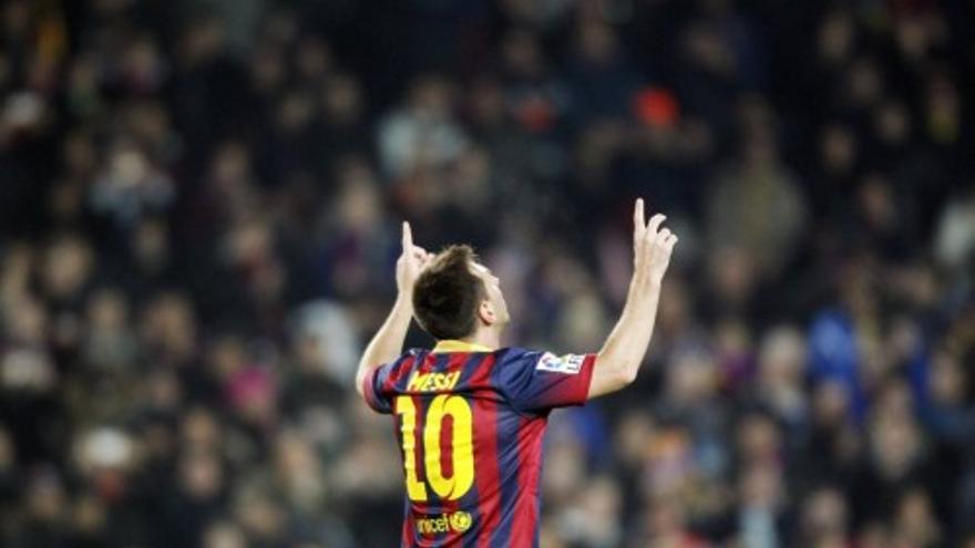 Lionel Messi a lo largo del 2013