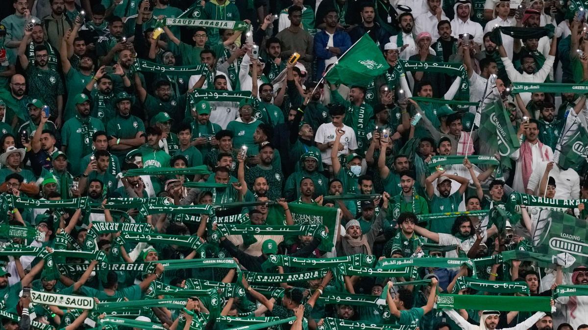 La afición de Arabia espera obtener la organización del Mundial 2034