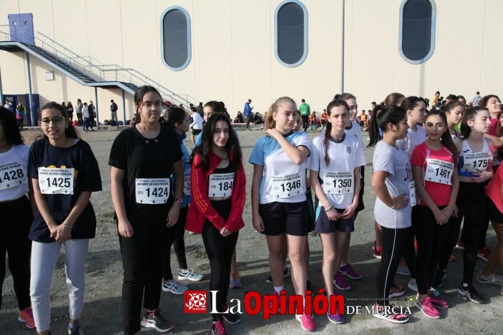 Final Regional de Cross Escolar: cadetes