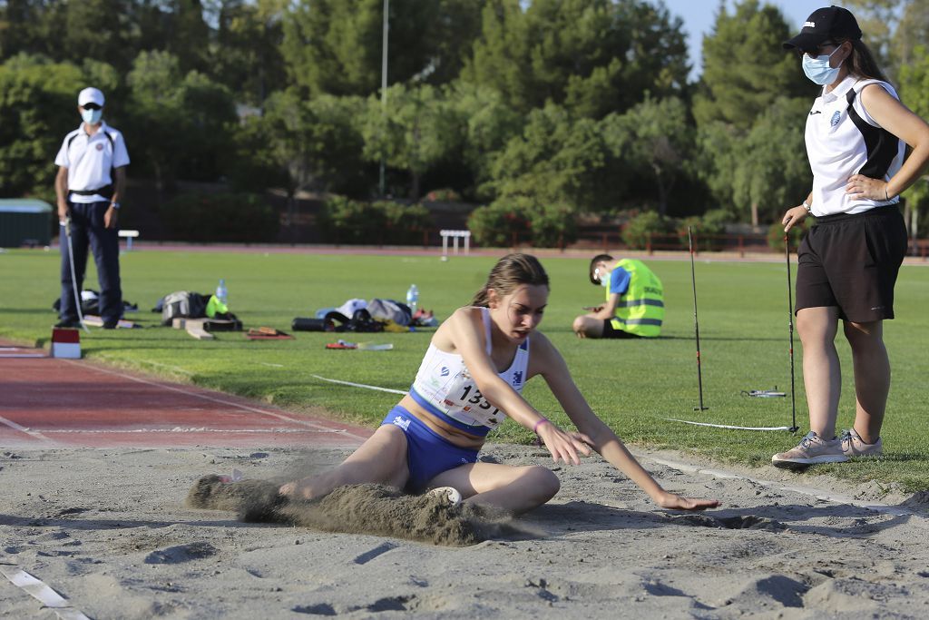 Campeonato regional de atletismo. Primera jornada