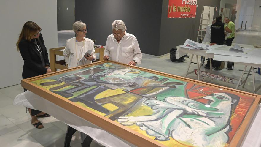 Picasso regresa a València para el montaje de la exposición de la Fundacion Bancaja.