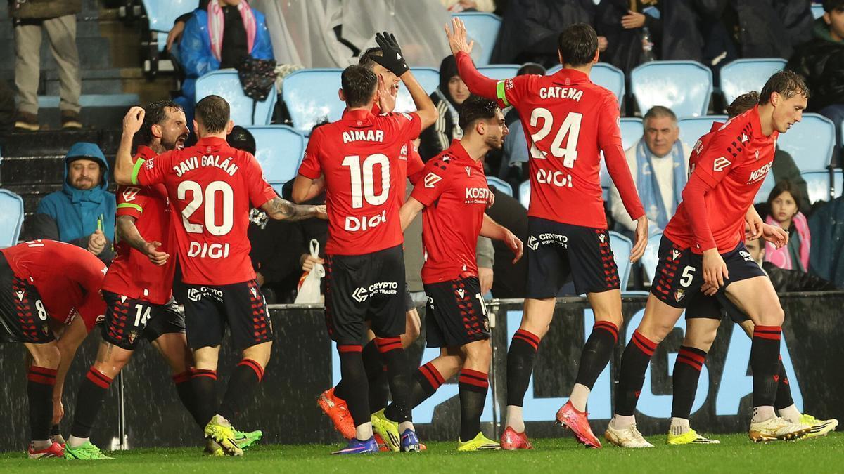Osasuna asalta Balaídos e ilusiona con aspiraciones europeas