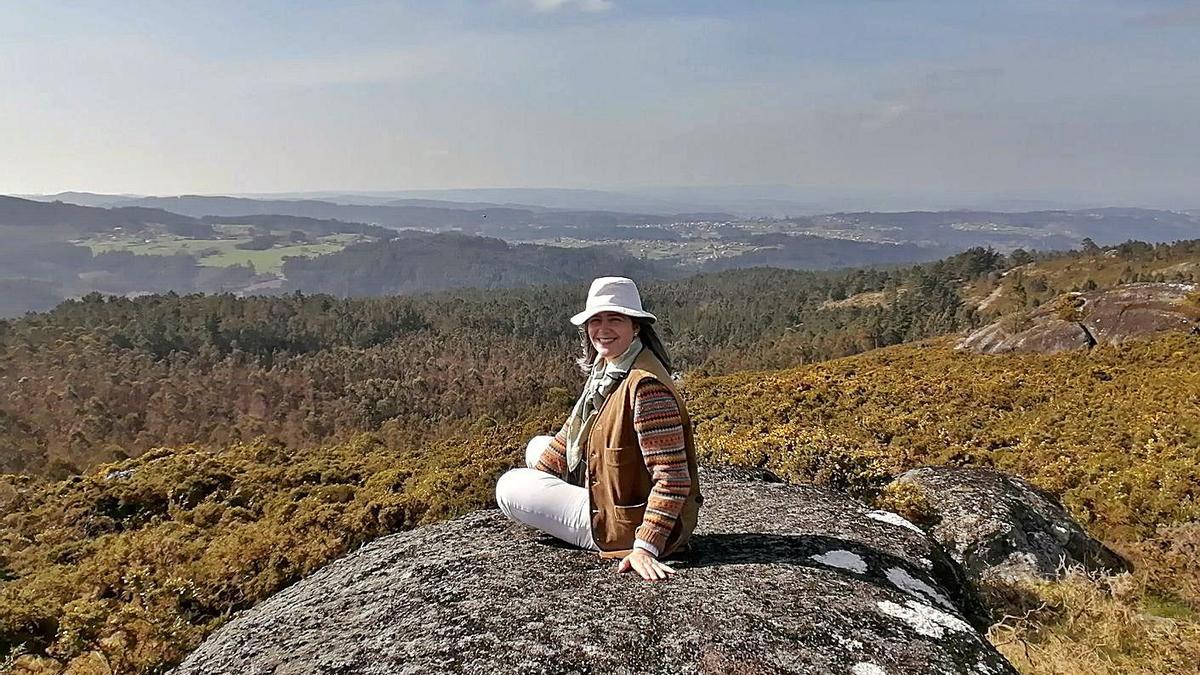 Mónica Fernández-Aceytuno en Monte do Gato.  | // LA OPINIÓN