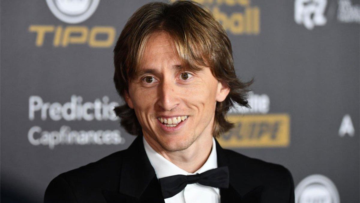 Luka Modric, en la gala del Balón de Oro 2018