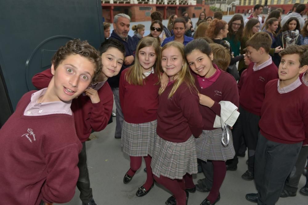 Procesión de los alumnos de Capuchinos