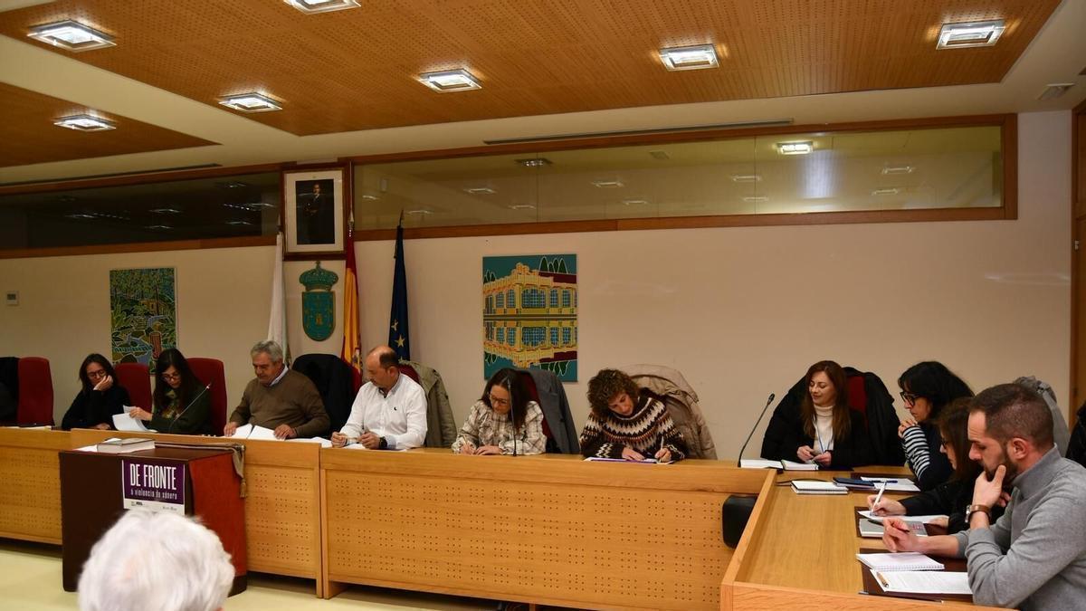 El pleno de Carral en una sesión anterior
