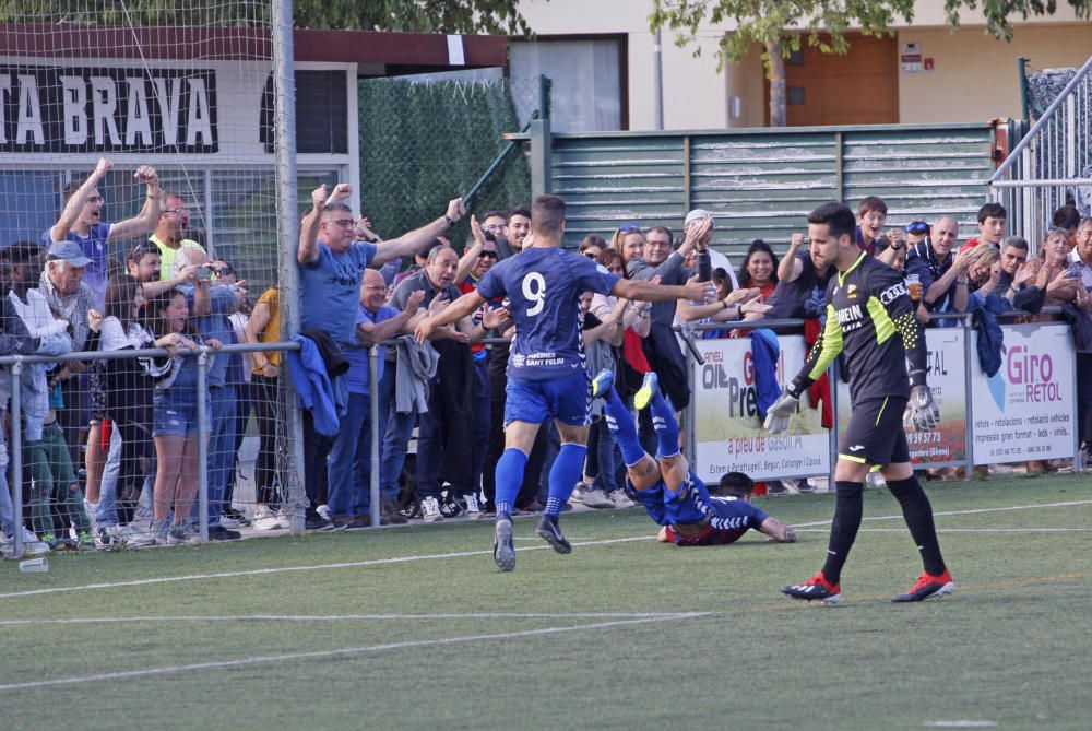 Les imatges del Llagostera - Portugalete (2-0)