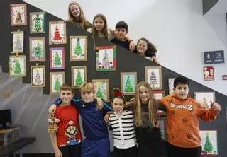 El colegio de La Carriona impulsa la Navidad sostenible en el centro sociocultural