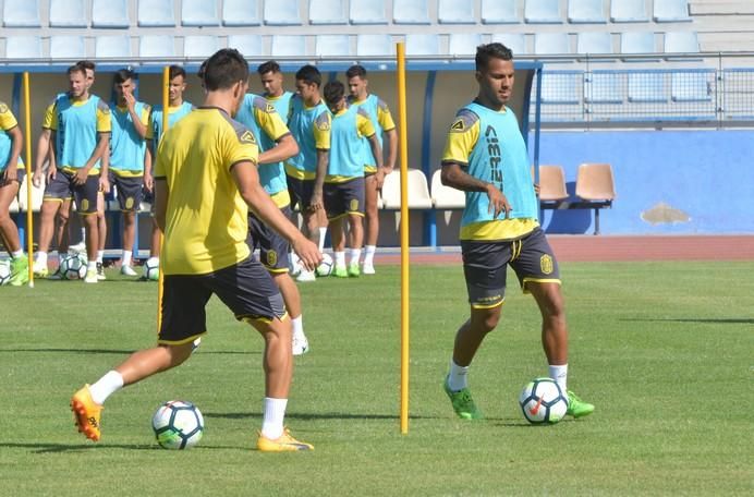 Primer entrenamiento de la UD Las Palmas