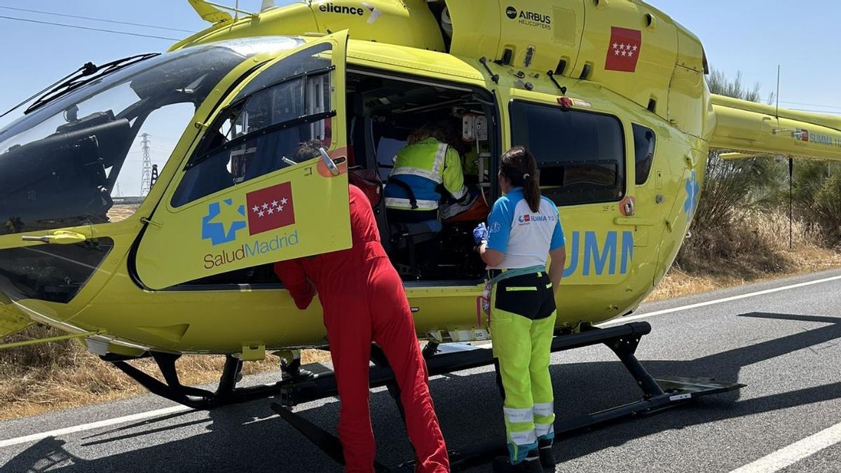 Accidente en Torrejón de Velasco