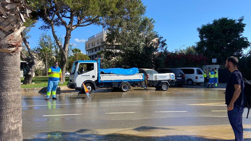 Vertido de aguas fecales en el Portitxol por una avería en la red impulsora