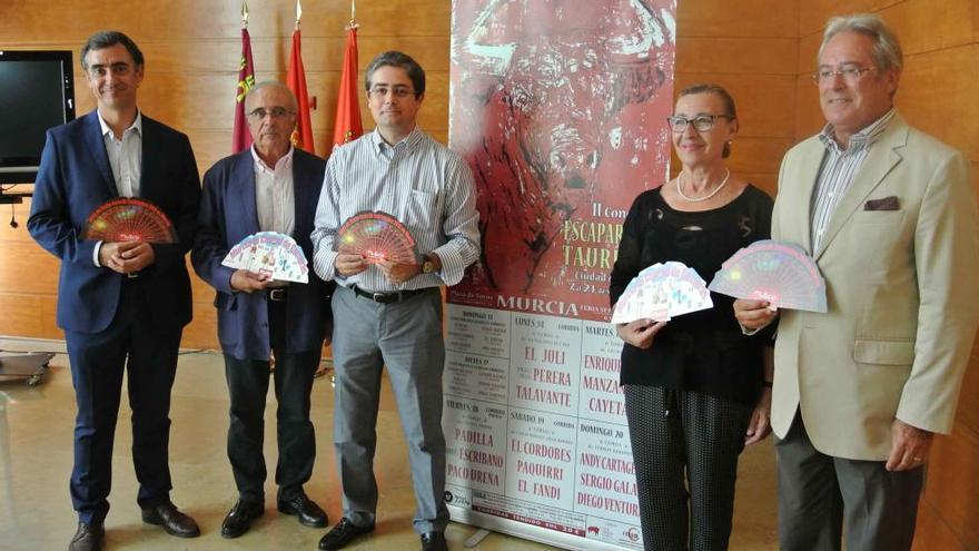 El concejal Jesús Pachecho en la presentación de las actividades relacionadas con el mundo del toro