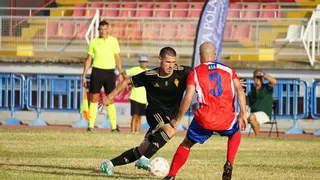 El Real Murcia se da un festín ante el Santa Pola en su cuarto amistoso de la pretemporada