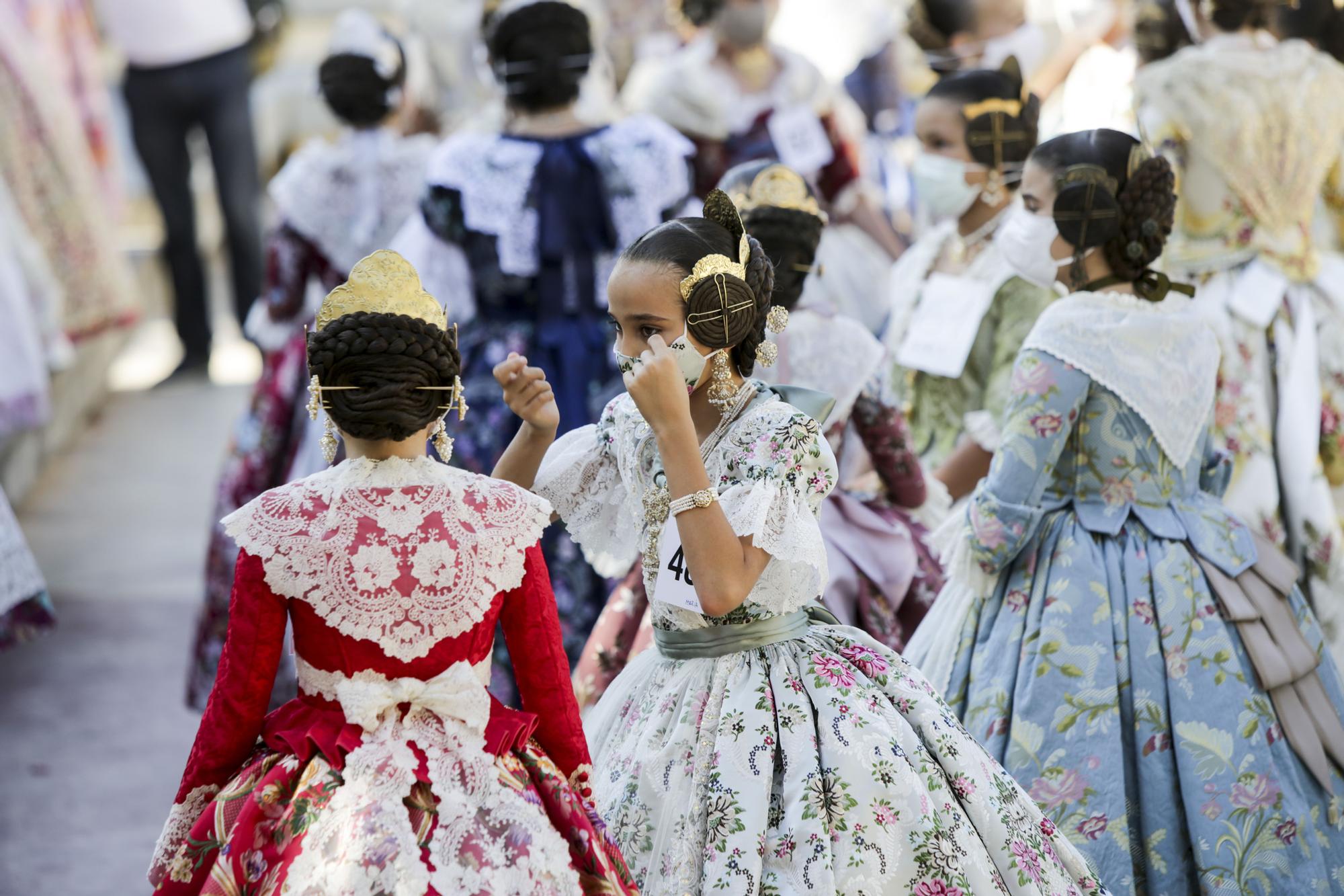 La foto oficial de las aspirantes a fallera mayor infantil de València