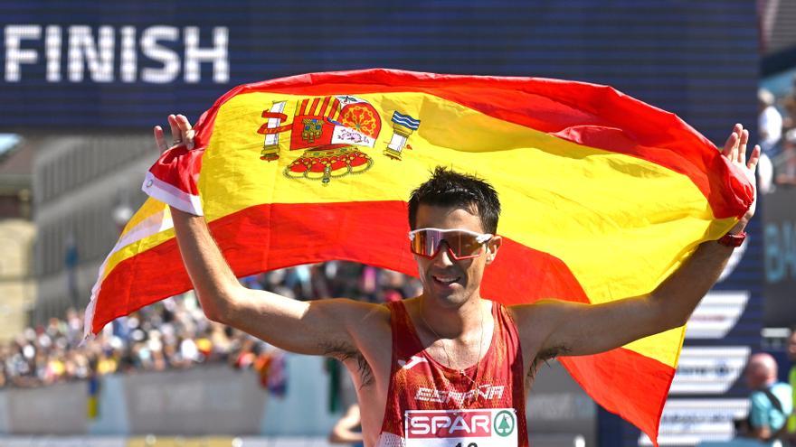 Miguel Ángel López, campeón de Europa de 35 km marcha con una exhibición