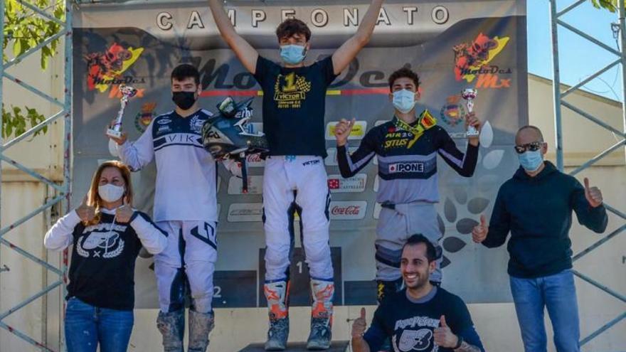 Víctor Sáez gana la cita de Albaida del autonómico de motocross