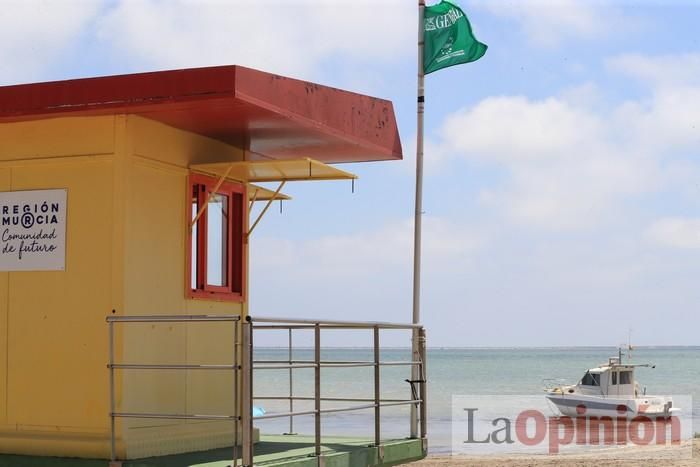 Ambiente en las playas de la Región durante el primer fin de semana de la 'nueva normalidad'