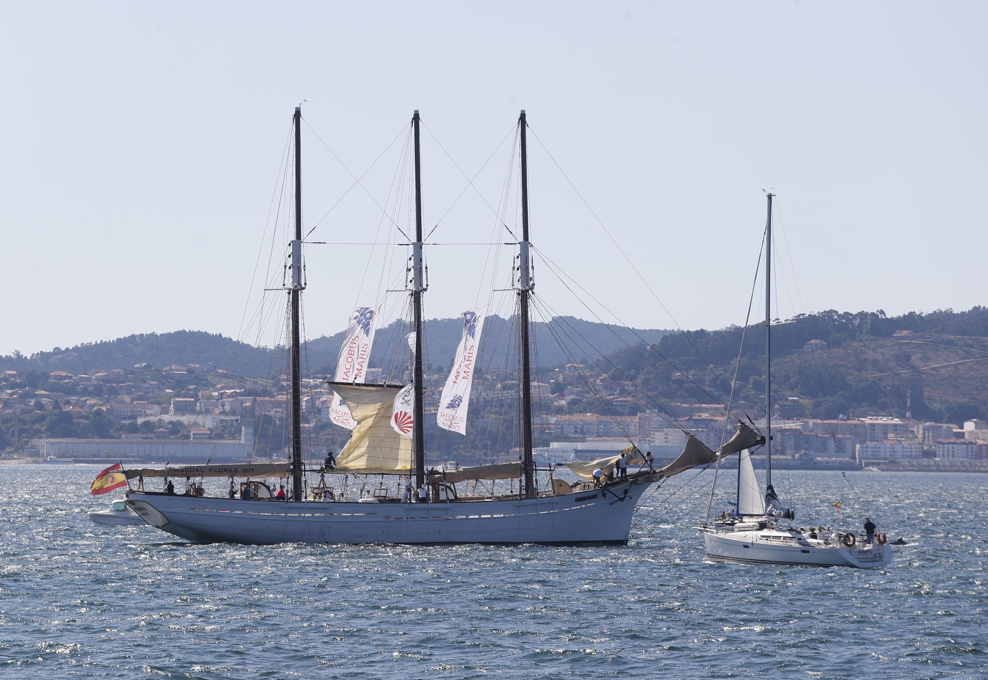 La Iacobus Maris arriba en Vigo