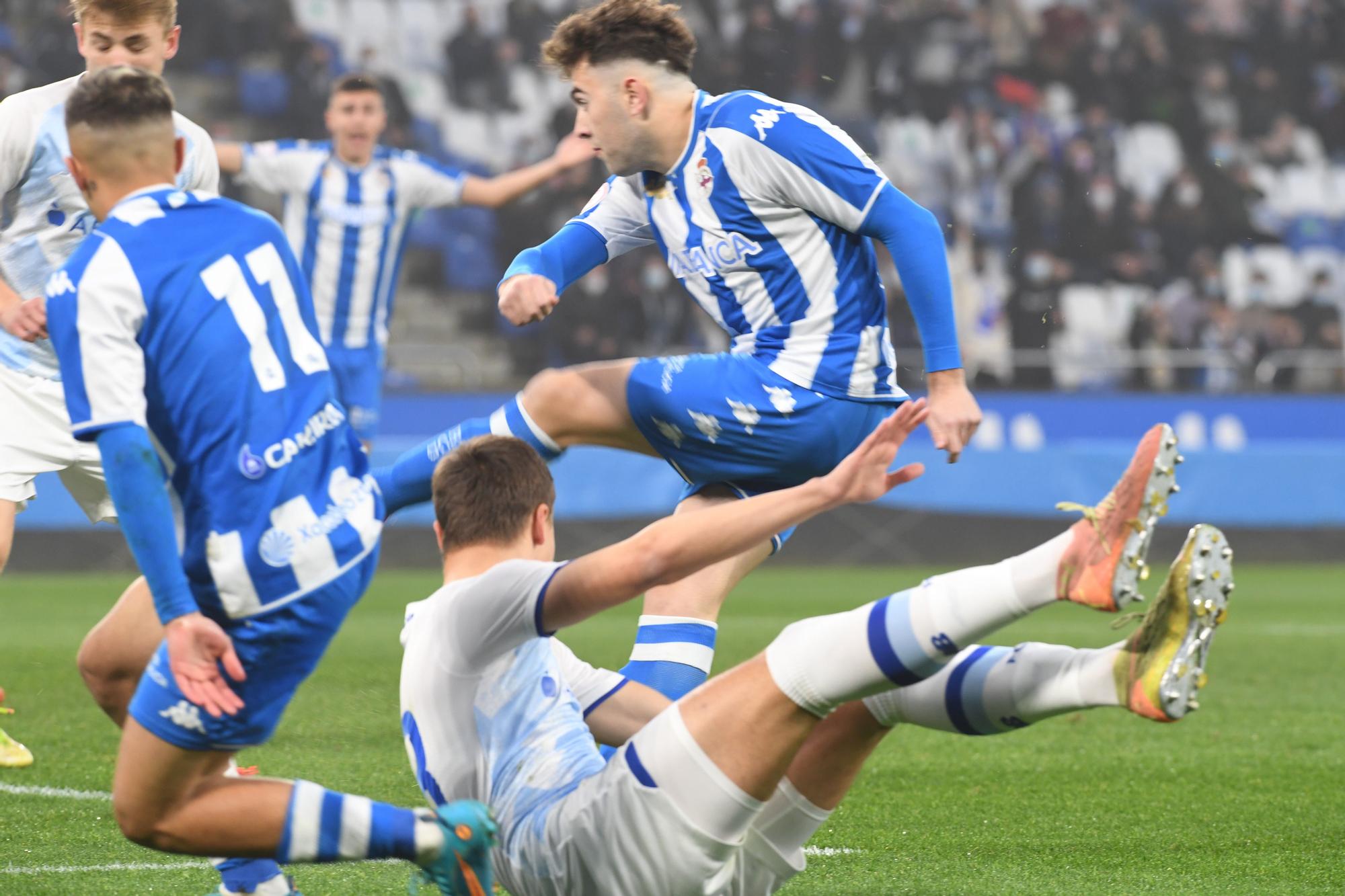 El Dépor juvenil cae en la Youth League contra el Dynamo de Kiev en los penaltis