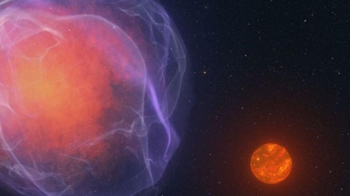 Dentro de un intenso sistema binario, la explosión en forma de supernova de su estrella compañera podría haber producido la hipervelocidad y el viaje frenético de J1249+36.