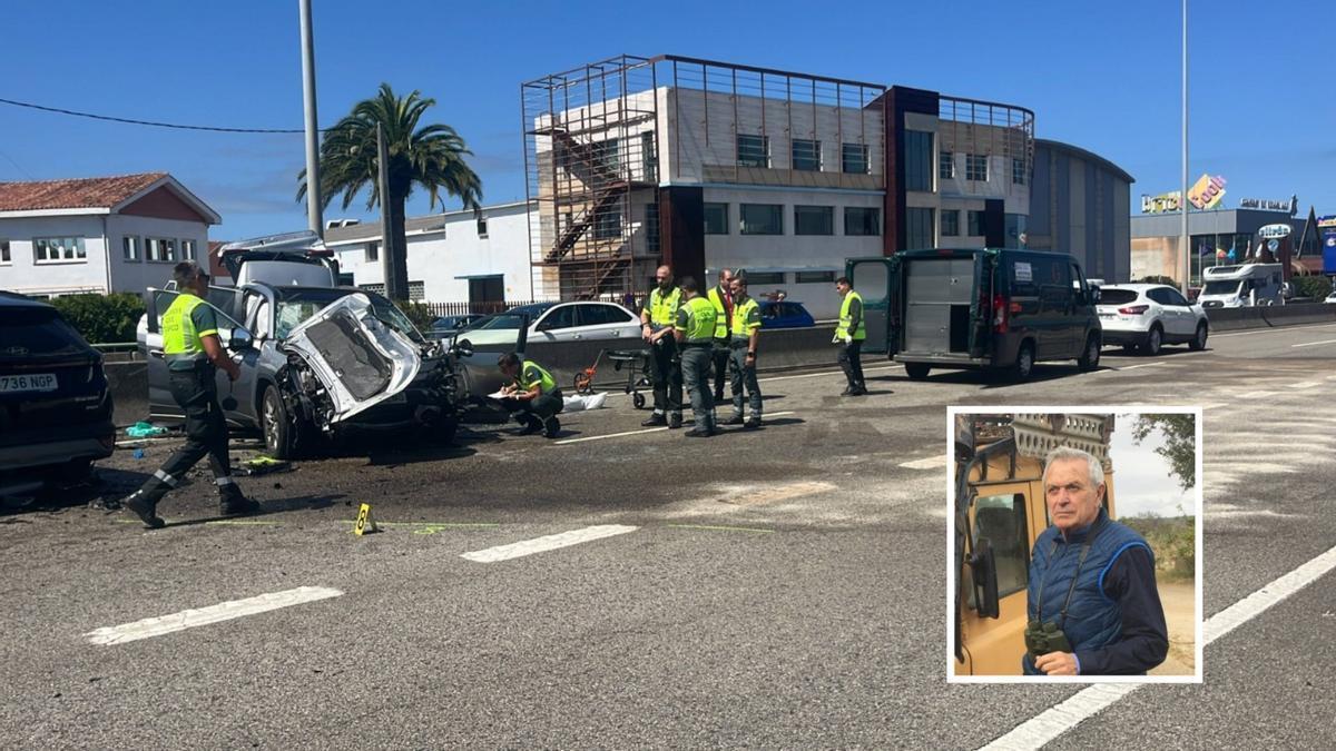 VÍDEO: Un muerto en un grave accidente en Gijón