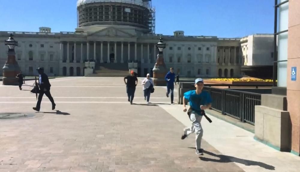 Un detenido por un tiroteo en el Capitolio