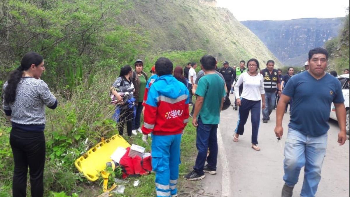 Imagen de archivo de un accidente de tráfico en Perú.