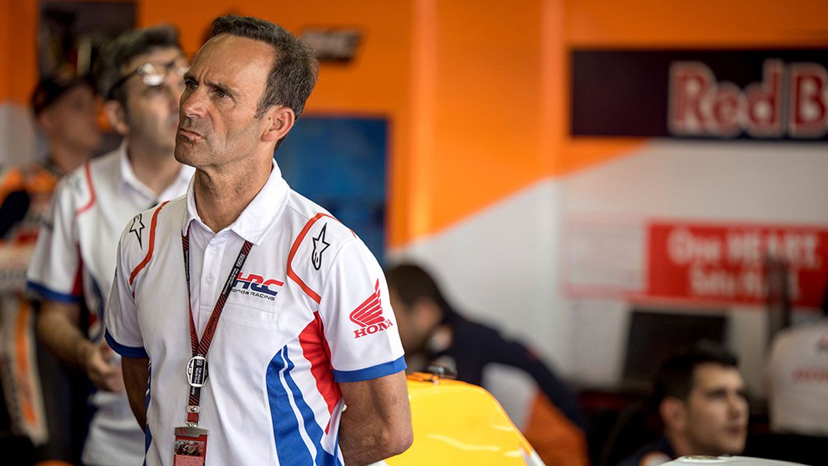Alberto Puig, team manager del Repsol Honda, vive momentos difíciles por Márquez