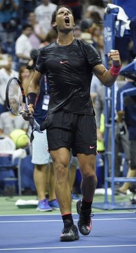 Imágenes de la victoria de Nadal en su estreno en el US Open