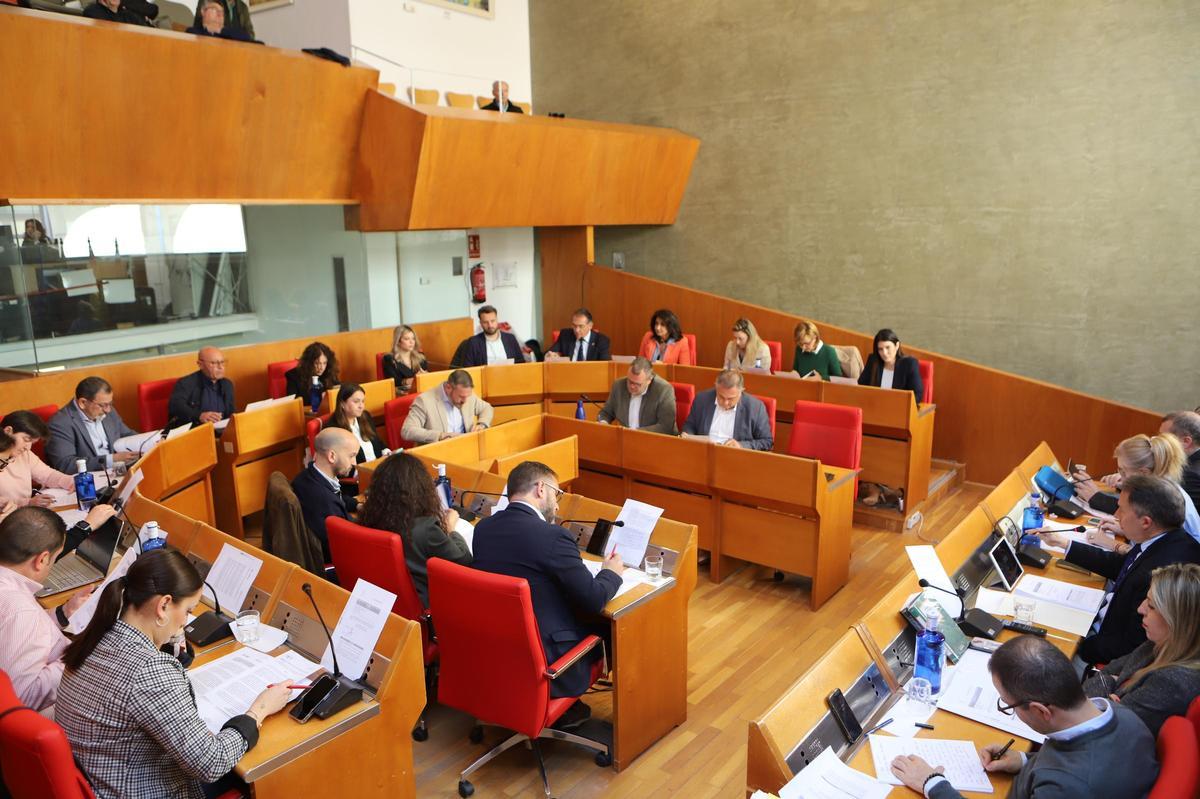 Pleno celebrado este lunes en Lorca.