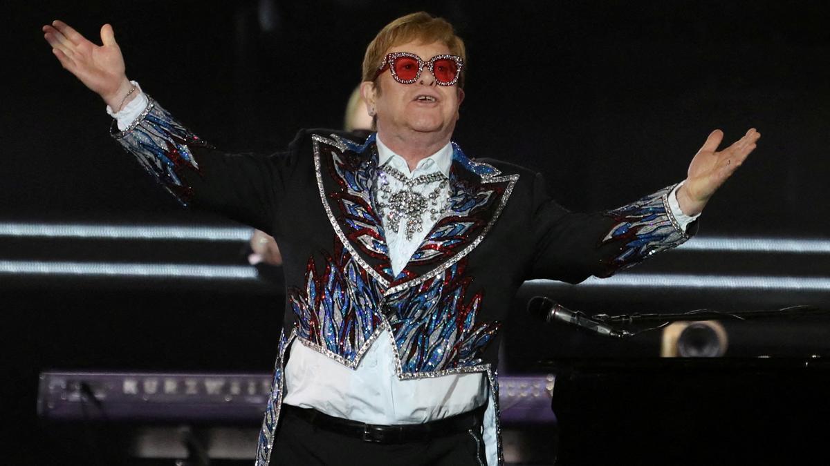 Elton John, en un concierto en Los Ángeles