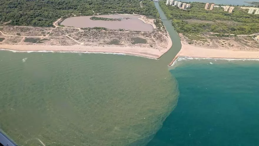 Vertidos de l'Albufera llegan a la playa del Saler: "Estamos envenenando el mar"