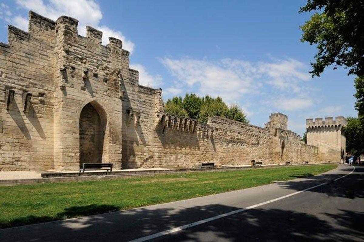 Las murallas de Aviñón, Francia