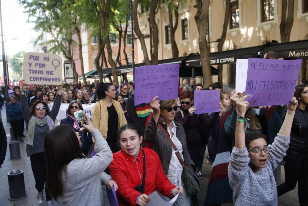 Manifestación en Murcia por el día contra la violencia de género