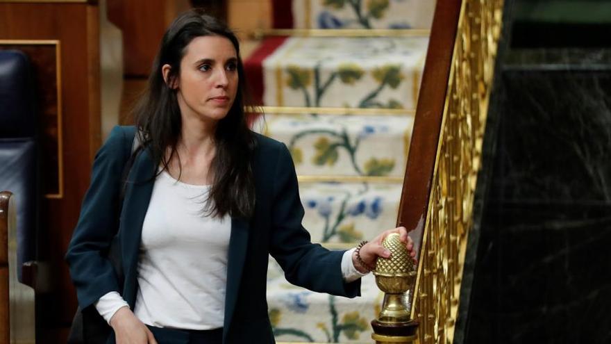 La ministra de Igualdad, Irene Montero.