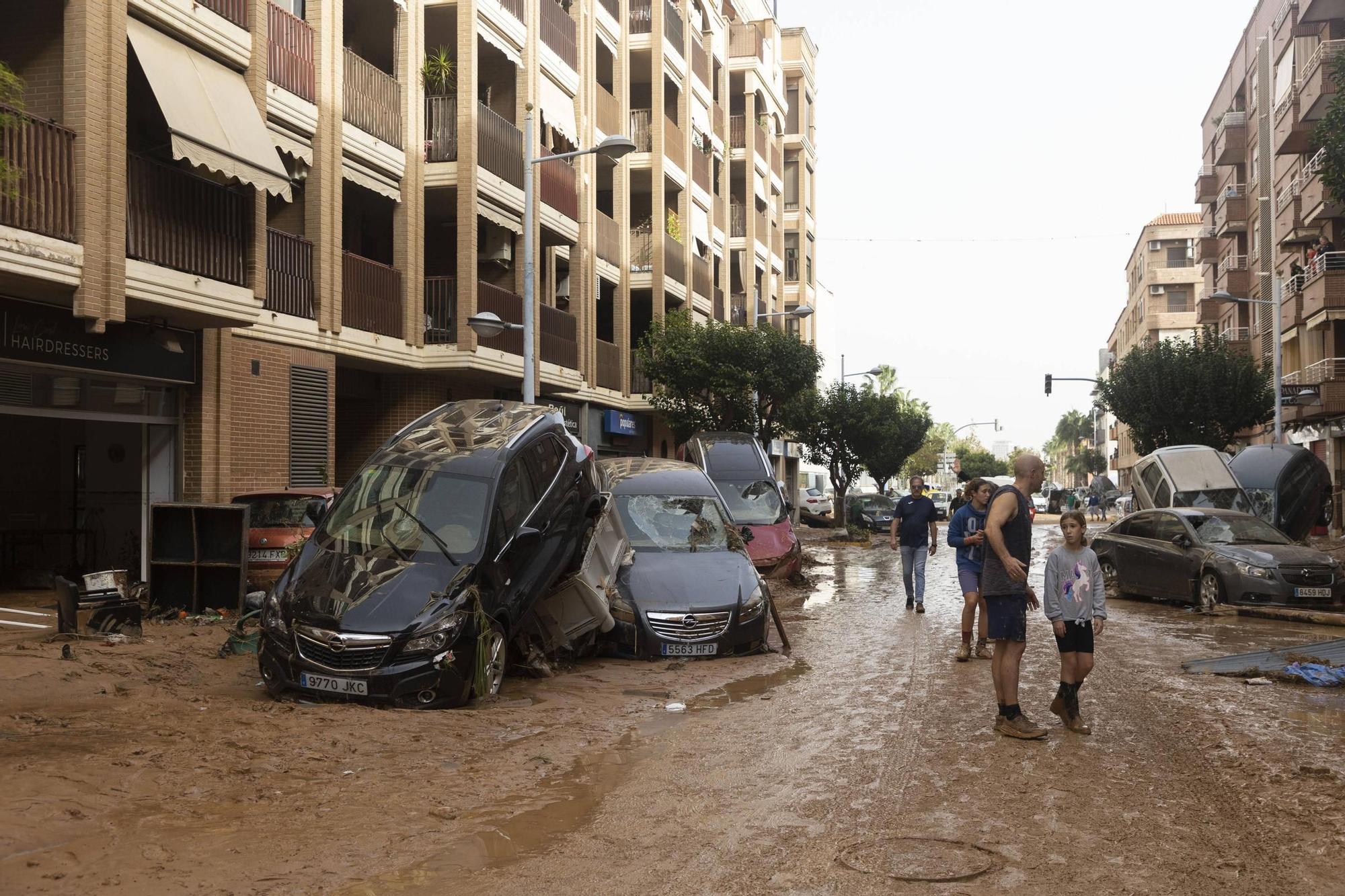 La devastación en Paiporta tras la catástrofe