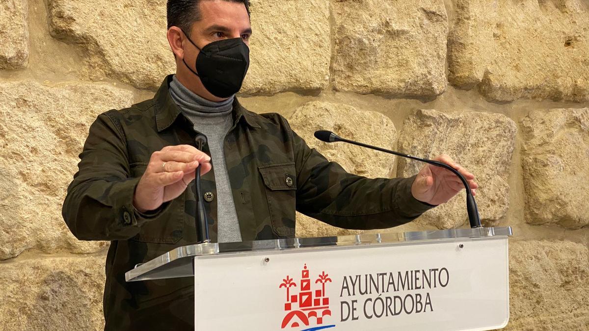 El portavoz municipal de Izquierda Unida en el Ayuntamiento de Córdoba, Pedro García.