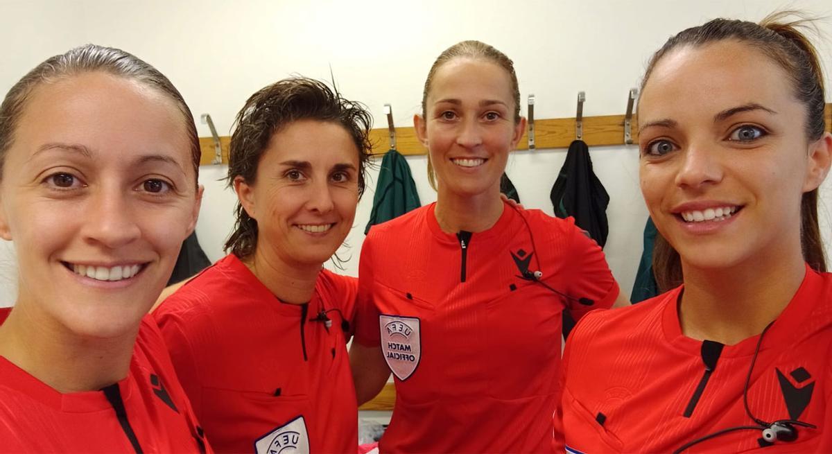 Marta Frías, Guadalupe Porras, Rocío Pino y Marta Huerta