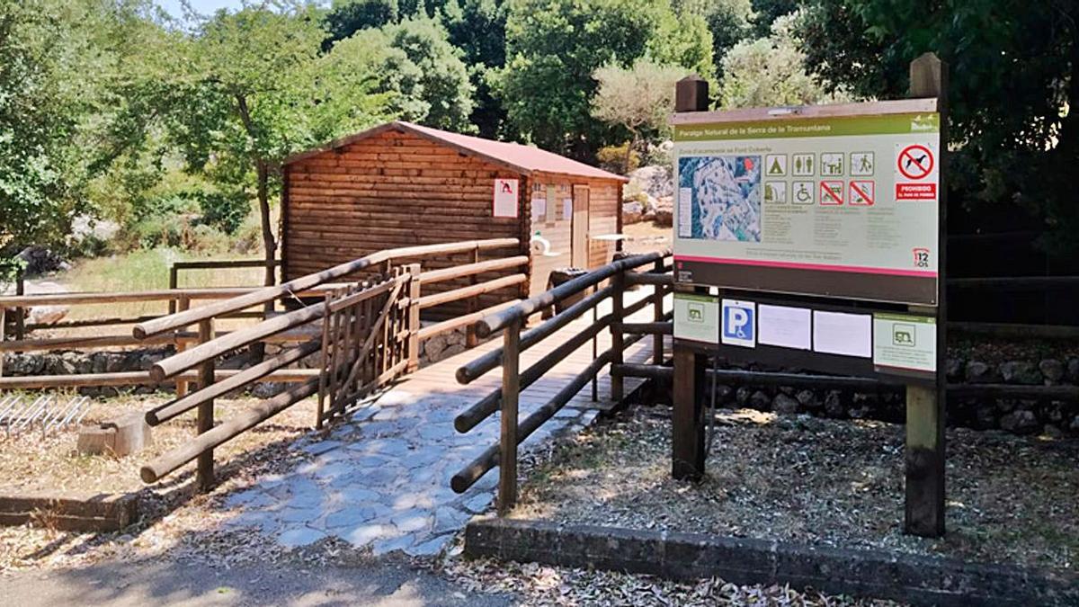 Der Zeltplatz Sa Font Coberta liegt mitten in der Tramuntana nahe der Pilgerstätte Lluc.